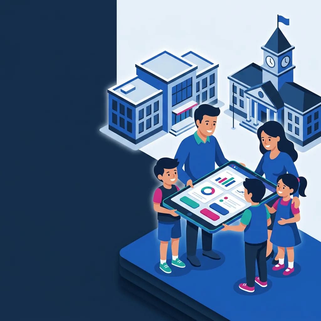 Visuel d'illustration du Portail Famille Technocarte en mode SaaS